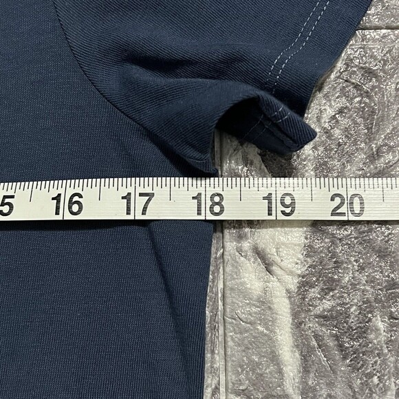 NWT Life Is Good “Namaste Six Feet Away” (Small) Blue T-Shirt - Picture 8 of 9